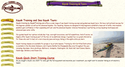 Desktop Screenshot of kayaktraining.com